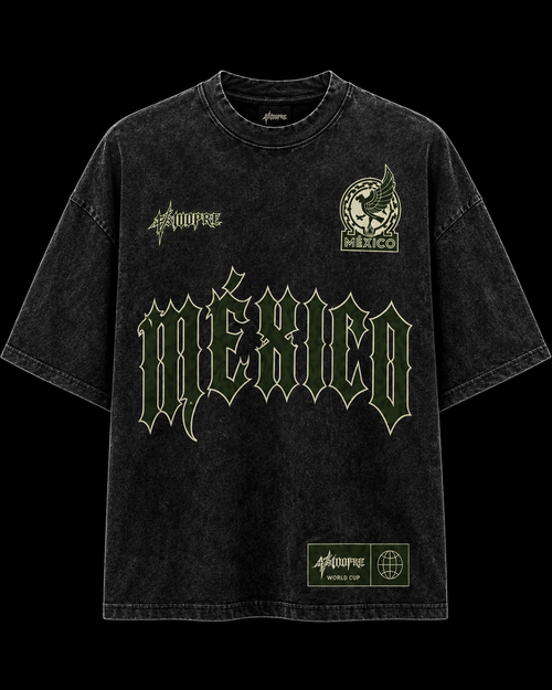 JERSEY MÉXICO WASH · VERDE MILITAR