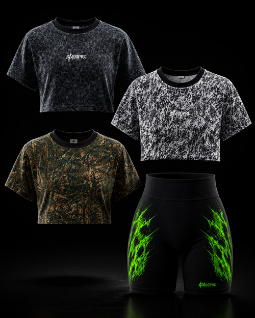 PACK ELLAS RENACE · SHORT + 3 CROPS