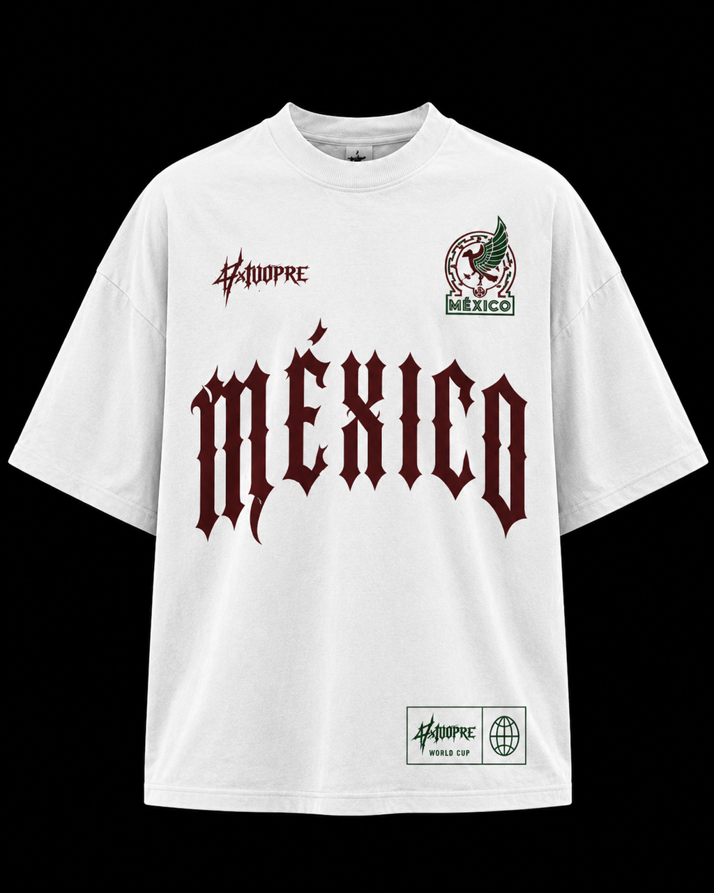 OUTFIT MUNDIAL COMPLETO · 3 OVERS + BAGGY + TANK
