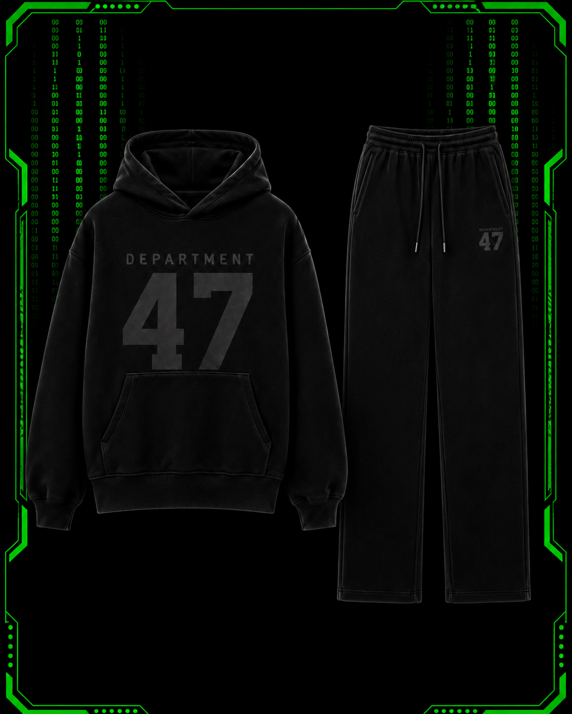 CONJUNTO DEPT 47X · HOODIE + JOGGER