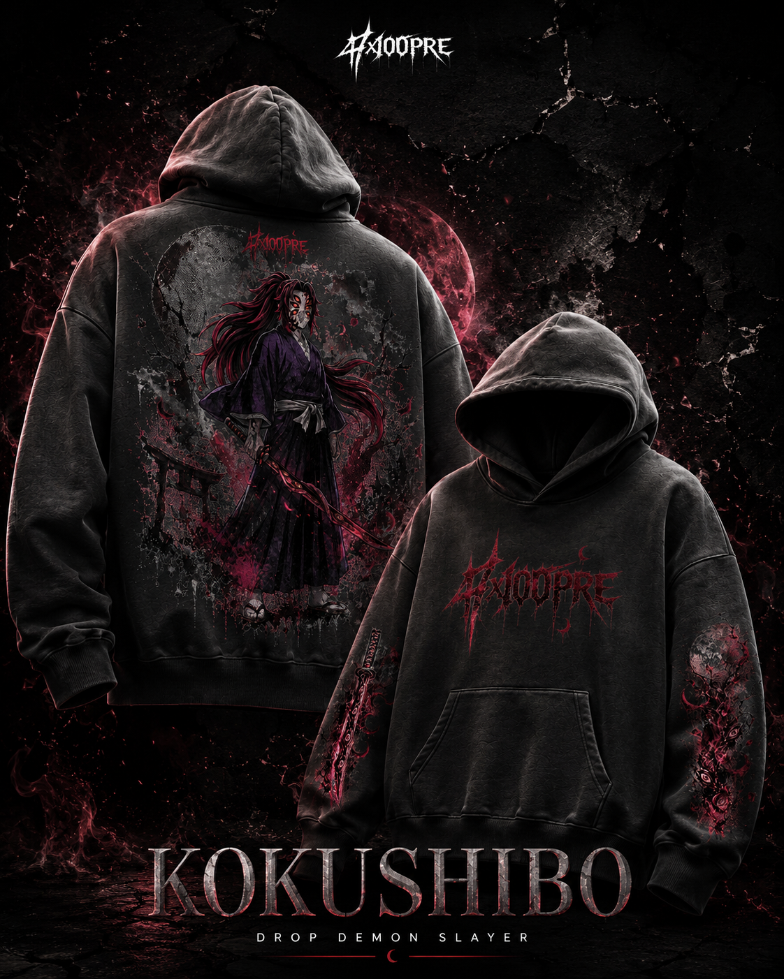 Anime Hoodie Drop · Serie Luna