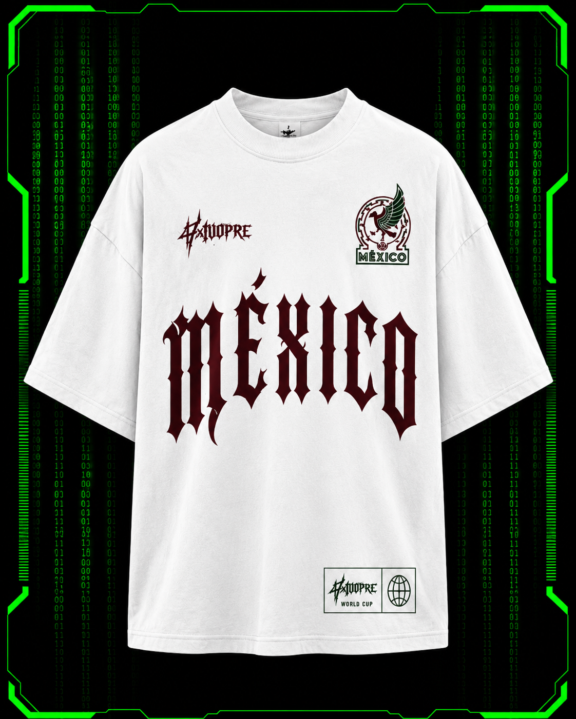 JERSEY MX 47X · WHITE BURGUNDY