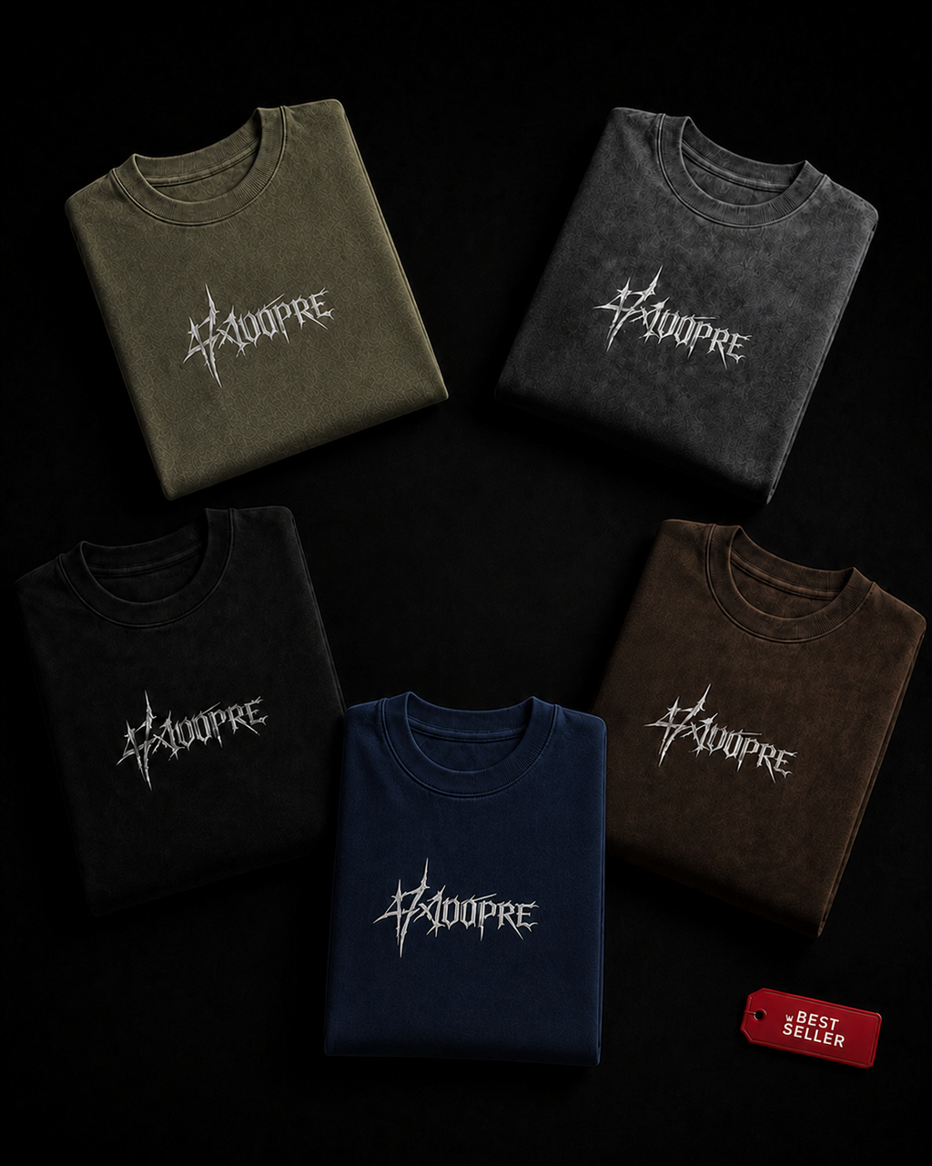 PACK ETERNAL · 5 OVERS CLASSIC HEAVYWEIGHT 240GSM + MONSTER