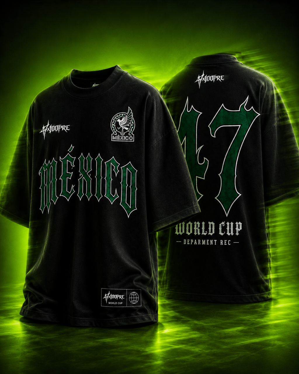 JERSEY MÉXICO BLACK · WORLD CUP REC