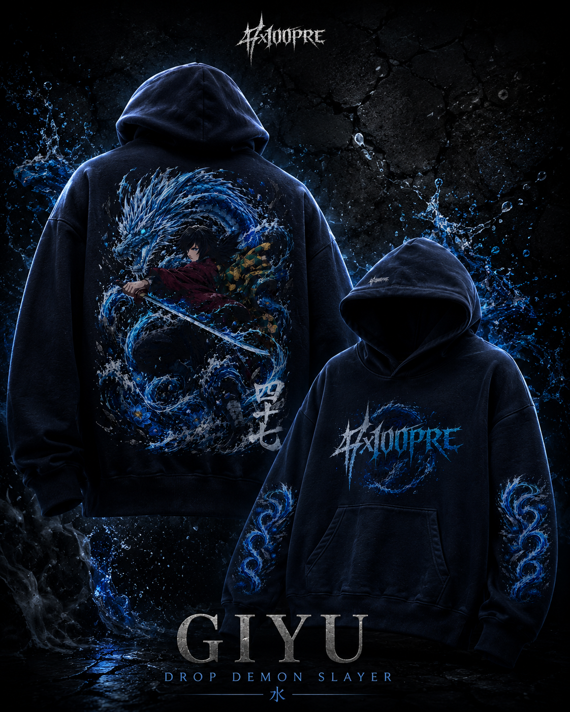 HOODIE GIYUU · DEMON SLAYER 47X