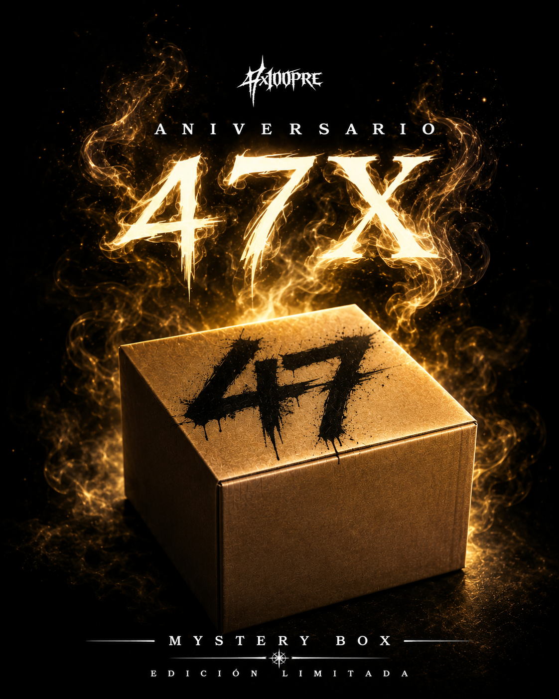 MYSTERY BOX ANIVERSARIO 47X · 5 PIEZAS