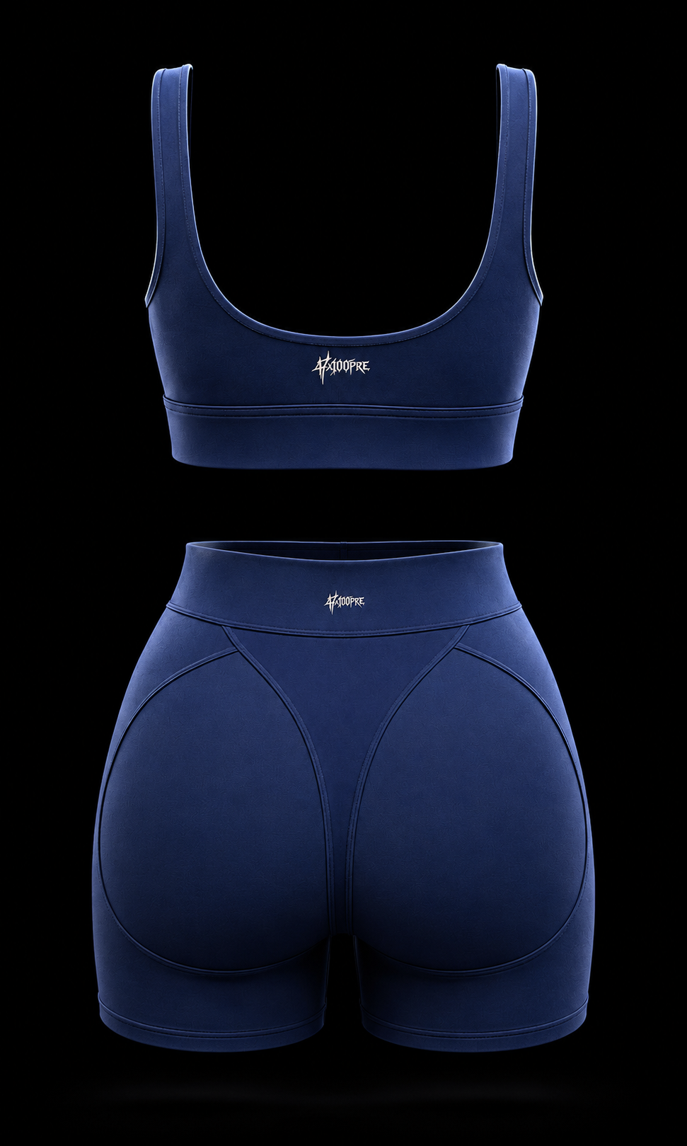 DUO BLUE · SHORT + TOP