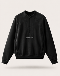 SUDADERA OVERSIZE HALF-ZIP