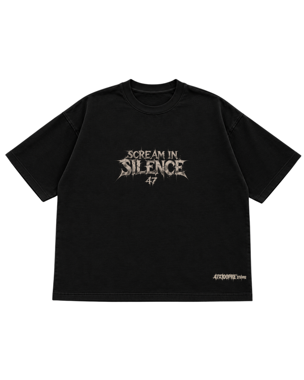 OVER SCREAM IN SILENCE · 47X